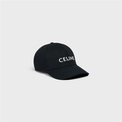 celine ball cap|Celine black cap.